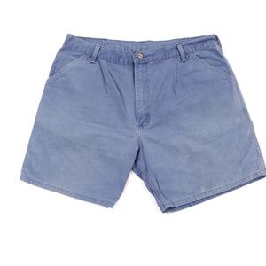 Vintage 90s Carhartt Faded Denim Shorts Blue USA